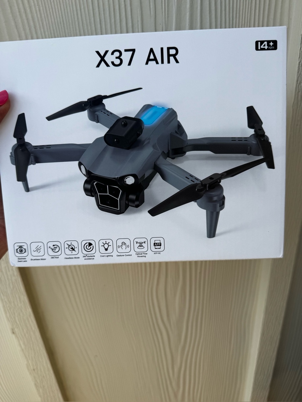 AIR Foldable RC Drone with Camera, Brushless Motor, 360 Obstacle Avoidance- NEW! - Picture 3 of 6